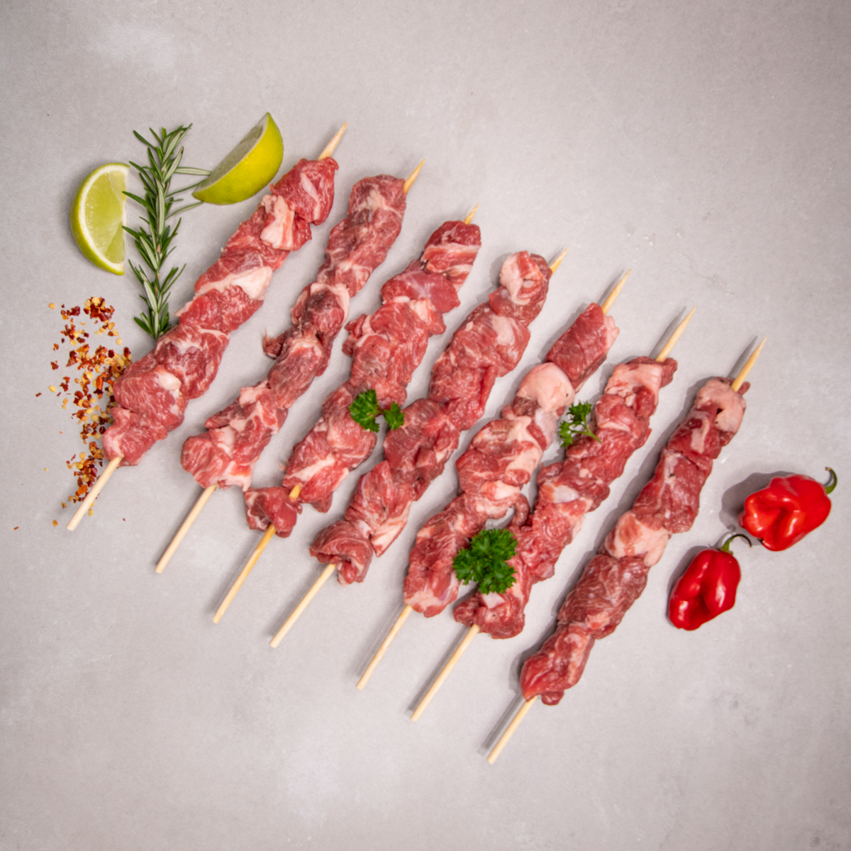 BBQ Lamb Skewers w/SPECIAL SALT RUB The Butcher Boys AU